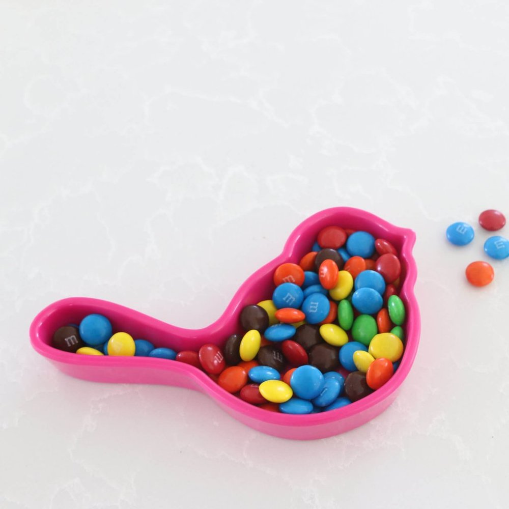 Nora Fleming Melamine Pink Bird Dish - NIB